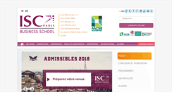 Desktop Screenshot of iscparis.com