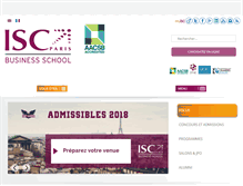 Tablet Screenshot of iscparis.com